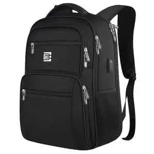 18 Zoll Großhandel Logo Custom Casual Outdoor Sport Business Laptop-Rucksack mit großer Kapazität Wasserdichte Rucksack Tasche mit USB