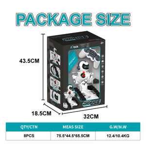 หุ่นยนต์ของเล่นบังคับ10CH ของเล่นบังคับวิทยุอัจฉริยะ2.4G หุ่นยนต์360ตัวหมุนได้แบบโต้ตอบ - Product Image 5