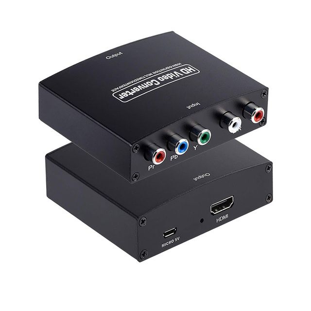 Component (YPbPr) Video and Audio Analog to HDMI Digital Converter