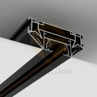 Spots LED sur rail à 2 fils, profilé en aluminium pour plafond tendu en PVC, éclairage sur rail LED pour plafonds en tissu tendu