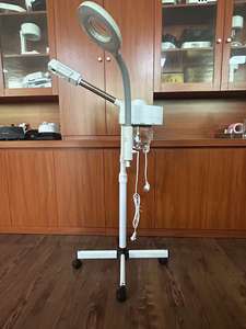 Salon Pemijat Kecantikan Wajah, Alat Uap Wajah 2-In-1 Nano Ionik dengan Lampu Pembesar - Product Image 2