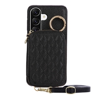 Housse de téléphone avec lanière pour Samsung Galaxy A07/A17/A16/A36/A56/A26