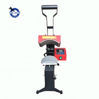 Presse à chaleur numérique 2-en-1 SGW pour casquettes, t-shirts, transfert de vinyle par sublimation