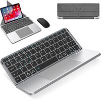 Clavier Bluetooth pliable compact et portable avec pavé tactile pour tablette One Plus Pad 3 Samsung A7