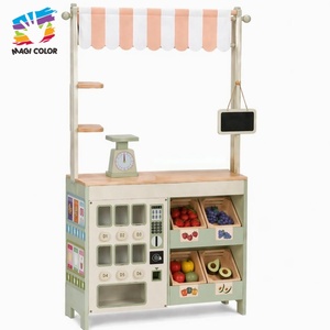 Nuevo Juguete <span class=keywords><strong>de</strong></span> <span class=keywords><strong>Madera</strong></span> 2026: Puesto <span class=keywords><strong>de</strong></span> Comestibles <span class=keywords><strong>de</strong></span> Juguete <span class=keywords><strong>para</strong></span> Niños con Contenedores <span class=keywords><strong>de</strong></span> Almacenamiento y Pizarra W10A332 - Product Image 2