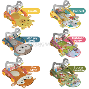 HW Palestrina Multifunzione 3-in-1 per Neonati: Cavallo a Dondolo, Girello e <span class=keywords><strong>Tappeto</strong></span> Gioco Convertibile per Neonati e Bambini - Product Image 4