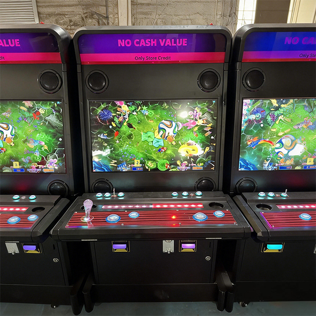 Maker Hot Selling Coin Operated Fishing Shooting Game Machine 3D 2 Player Fish Hunter Game Table for Game Room