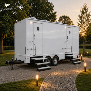 Remorque de toilettes mobiles de luxe VIP avec éclairage LED et équipements haut de gamme - Product Image 1