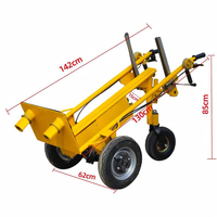 Chariots électriques pour chantiers de construction, chariots spéciaux pour le transport de carreaux, de sable, de ciment et de grandes dalles, camions à plateau