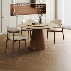 Mesa de comedor redonda de madera maciza de lujo moderno. Mesa De Comedor Con Tocadiscos Rock Slab. Múltiples tamaños disponibles - Product Image 6