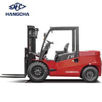 Chariot élévateur diesel industriel Hangcha série A2 4t/4,5t/5t à moteur à combustion interne pour la logistique d'entrepôt