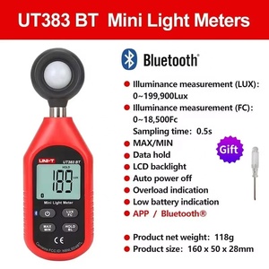 UNI-T UT383 Industrial Grade Digital Lux Meter 199,900 Luminanz <span class=keywords><strong>tester</strong></span> für präzise Lichtmessung UT383BT mit Bluetooth - Product Image 3