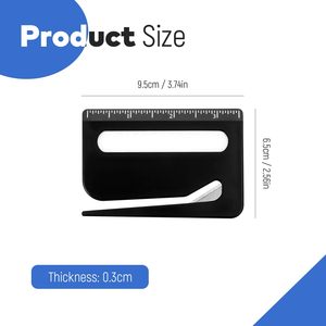 Ouvre-lettre 3-<span class=keywords><strong>en</strong></span>-1 avec règle et loupe, outil de découpe d'enveloppes sécurisé pour courrier, colis, etc. - Product Image 5