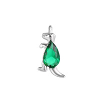 ZUOLA Bijoux Fantaisie Accessoires de Bijouterie DIY Bracelet Collier Pendentif Zircon Breloque Design Dinosaure Cartoon