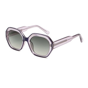 Nouvelles <span class=keywords><strong>lunettes</strong></span> <span class=keywords><strong>de</strong></span> <span class=keywords><strong>soleil</strong></span> hexagonales surdimensionnées pour femmes, protection UV400, pour la plage et <span class=keywords><strong>les</strong></span> voyages, montures CP, noyau métallique, <span class=keywords><strong>lunettes</strong></span> durables - Product Image 4