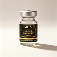 Étiquettes personnalisées en gros pour flacons en verre de 2 ml, 3 ml, 5 ml, 10 ml, étiquettes pour peptides et boîtes d'emballage pour peptides
