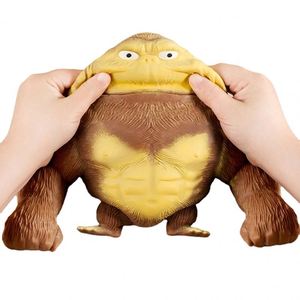 Juguete de Gorila para Apretar, Divertidos Juguetes de Mono, Juguetes Antiestrés, Gorila de Goma Elástica para Apretar y Estirar, Regalo - Product Image 1