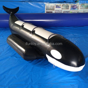 Nouveau IFUN PVC Gonflable Remorquable Tube Remorqueur Canapé Jet Ski Mer Remorquage Banane Bateau Volant Poisson Dossier pour Station De Ski - Product Image 6