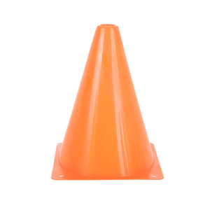 Qiqiang 23cm PE PVC <strong>Cones</strong> 9 Inches Multiple Colors Square Bottom Football Obstacle with Custom Logo Bucket - Product Image 2