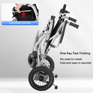 KSM-605 Healthcare Professional Lightweight Electric Power Wheelchair with Foldable Frame and 150W * 2pcs Motors for Seniors - Product Image 3