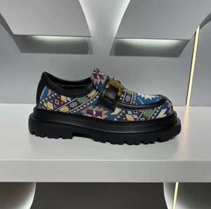 Elegant <strong>Mens</strong> Patent Leather Dress <strong>Shoes</strong> Glossy Slip on Loafers Formal Business Office Wedding Party <strong>Shoes</strong> With Metal Decor - Product Image 6