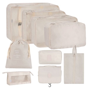 Organisateur de vêtements de haute qualité personnalisé, ensemble de 10 sacs, cubes de rangement zippés pour les voyages - Product Image 1