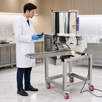 Presse à hamburgers industrielle avec une production de 35 pièces par minute pour une ligne de production alimentaire à service rapide