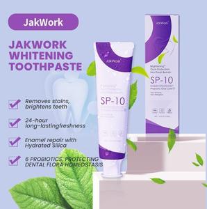 Dentifrice blanchissant probiotique Stock US, haleine fraîche menthe, anti-caries, anti-plaque, nettoyage en profondeur, usage domestique, sans fluor, soins bucco-dentaires - Product Image 4