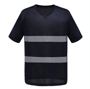 Reflective Work T Shirt <strong>Hi</strong> <strong>Vis</strong> Safety T Shirt <strong>Hi</strong> <strong>Vis</strong> Blue Reflective Safety Polo Shirts - Product Image 2