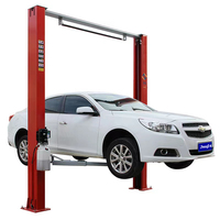 Sessiz Hidrolik İki Kolon Araç Lifti 4-5 Ton Kapasiteli 1850mm Maksimum Yükseklik 220V/380V Motorlu Otomatik Kilit Açma Özellikli Araç Tamiri İçin