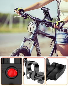 Giá đỡ điện thoại di động đa năng bằng silicon cho xe đạp, xe máy, xe tay ga - Product Image 2