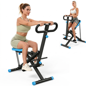 Machine à ramer de haute qualité, noire, avec résistance réglable - Product Image 1