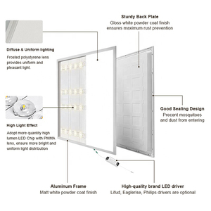 Stock de almacén de EE. UU. ENEC ERP ROHS CE CB 2x1 2x2 2x4 Oficina comercial <span class=keywords><strong>Panel</strong></span> de luz cuadrado Led <span class=keywords><strong>Panel</strong></span> de luz delgada - Product Image 4