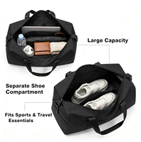 Sac de sport en nylon imperméable, léger et pliable, avec plusieurs poches pour femmes