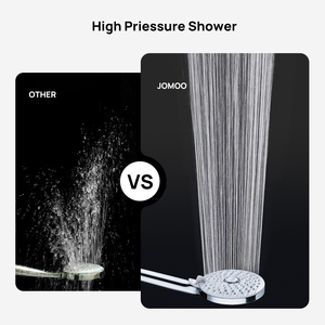 JOMOO 2023 Hand Shower Head High Pressure Spray 4 Functions Handheld Shower Head Chrome Finish Hand Jet Shower Head Sprayer