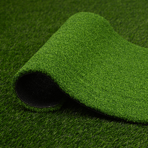 X-thiên nhiên mật độ cao 16mm Chiều cao cọc chống cháy sân golf nhân tạo đưa cỏ tổng hợp màu xanh lá cây cho các lĩnh vực thể thao thực hành - Product Image 5