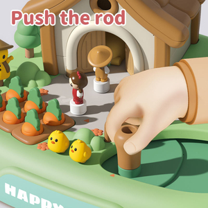 Château de ferme éducatif précoce à induction magnétique avec musique et lumière, en plastique ABS, pour jeux d'imitation pour enfants, <span class=keywords><strong>maison</strong></span> de poupée - Product Image 3