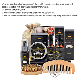 MELAO Shampoing pour barbe pour hommes, Cologne après-<span class=keywords><strong>rasage</strong></span>, Huile à barbe personnalisée, Kits de baume pour le lavage, la croissance et l'entretien de la barbe - Product Image 6