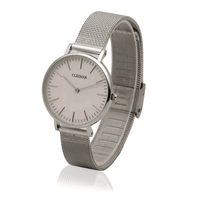 Montres de couple en acier inoxydable avec verre saphir, étanches 3 ATM, mouvement à quartz japonais VJ21