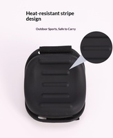 Bouteille d'eau portable pour le sport, 200 ml, réglable, translucide, bouteille d'eau portable pour le sport, bouteille d'eau pour la course à pied, bouteille d'eau pour le bras