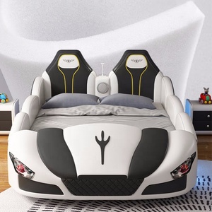 Modern Wholesale Kids Car <strong>Beds</strong> Boy Full Queen Size Children Bedroom Furniture Storage <strong>LED</strong> Light With Music for Kid's Car <strong>Bed</strong> - Product Image 6