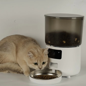 Comedero Inteligente para Mascotas de Acero Inoxidable de 4L, Nueva Versión, con Control por Aplicación WiFi, Comedero Automático para Gatos con Cámara - Product Image 3
