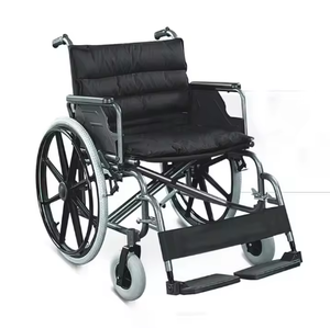 Fauteuil roulant tout-terrain pour personnes handicapées, confortable, robuste, réglable, avec repose-pieds et roues magnétiques, pour les soins à domicile - Product Image 1