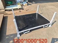 Palette métallique empilable pour stockage de batteries de véhicules électriques (VE) – Palette de transfert et de manutention de batteries