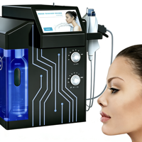 Appareil de spa d'hydrodermabrasion à oxygène pour le visage, efficace pour éliminer les points noirs, rajeunir le visage, lifter et hydrater
