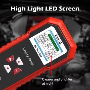 Lancol 12V voiture couleur LCD affichage batterie CCA mètre testeur MICRO-500 avec 8 langues testeur de batterie - Product Image 2