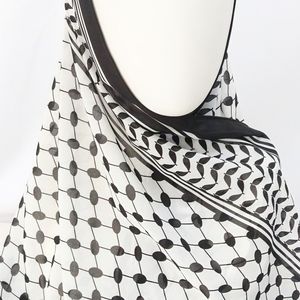 <span class=keywords><strong>JYL</strong></span> Últimas Señoras Impreso Keffiyeh Palestina Bufanda Alta Calidad Personalizado Burbuja Gasa Luz Suave Hijab para Mujeres Musulmanas - Product Image 3
