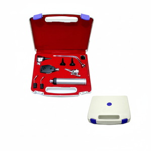 Mahfooz instruments : Kit ORL universel et mini otoscope à fibre optique, ensemble de diagnostic médical ORL de poche - Product Image 1