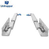 Accessoires de glissière de tiroir de cuisine Unihopper 3D à extension complète, glissière télescopique à ouverture par pression de 300 mm, glissière de tiroir à montage sous plan
