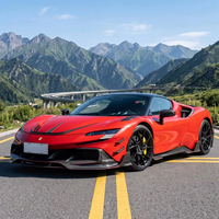 Kit carrosserie en fibre de carbone pour SF90, amélioration aérodynamique en carbone, pare-chocs avant, diffuseur arrière, jupes latérales, spoiler, pièces de tuning